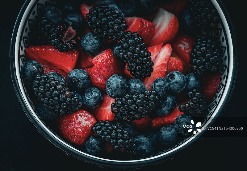 碗里的浆果特写，德国图片素材