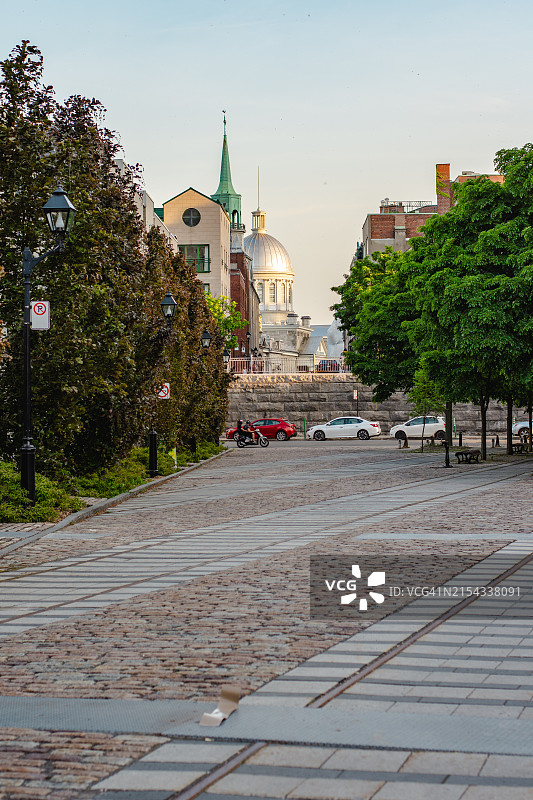蒙特利尔老城区风光图片素材