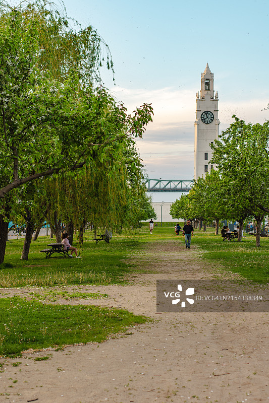 蒙特利尔老城区风光图片素材