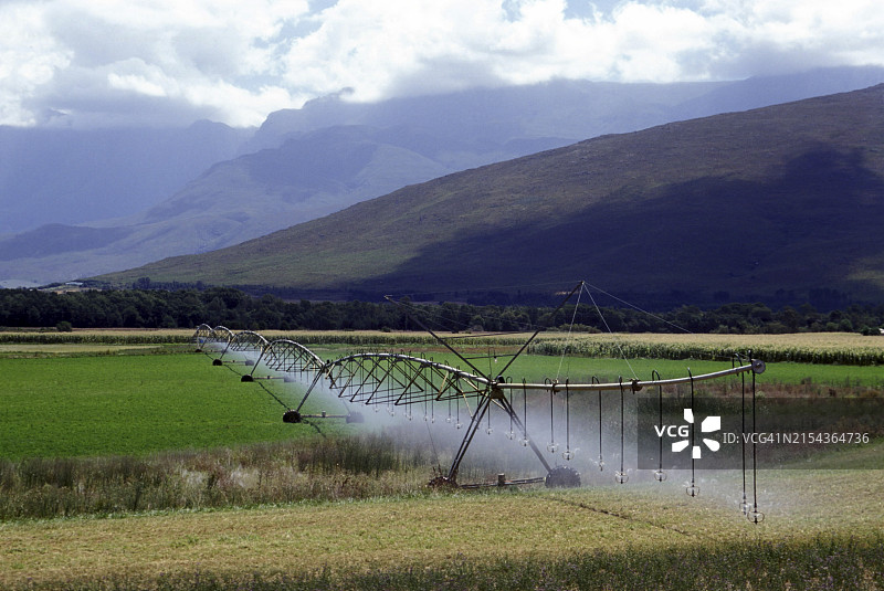 南非东开普省农业灌溉图片素材