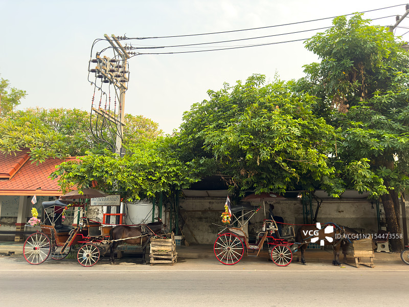 南邦府马车站图片素材