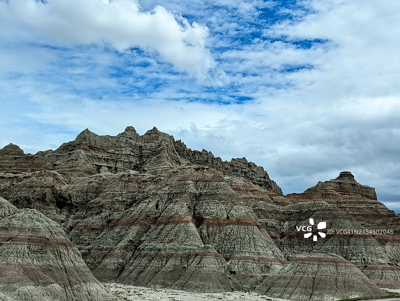 南达科他州杰克逊县岩石仰视角度美景，美国图片素材