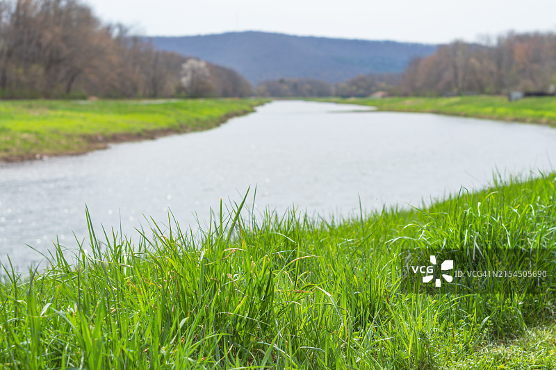 美国宾夕法尼亚州的田野风光图片素材
