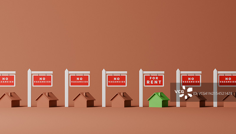 火热的租赁市场概念图片素材