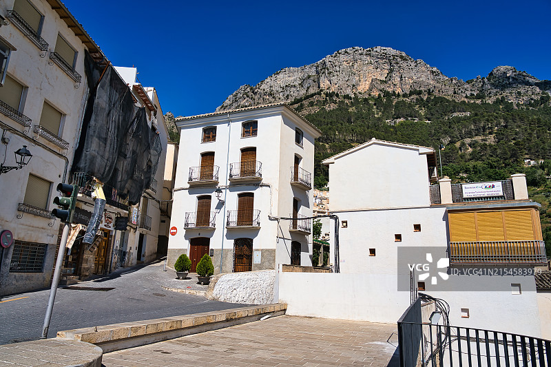 西班牙卡索拉的萨巴莱塔阳台图片素材