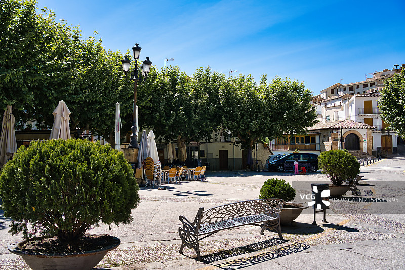 西班牙卡索拉圣玛丽亚广场图片素材