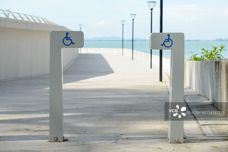 残疾人标志入口图片素材