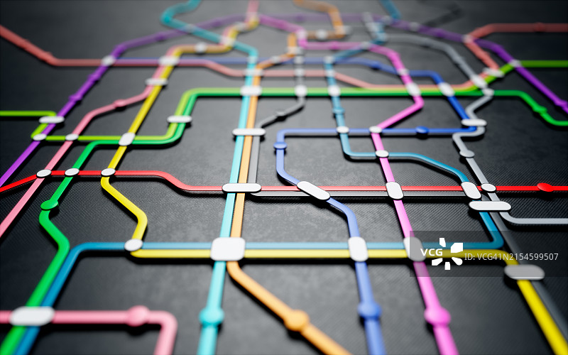 地铁线路图图片素材