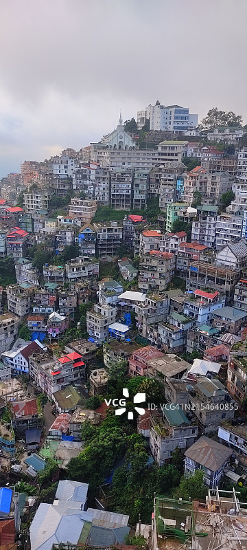印度米佐拉姆邦艾藻尔市的卡特拉地区图片素材