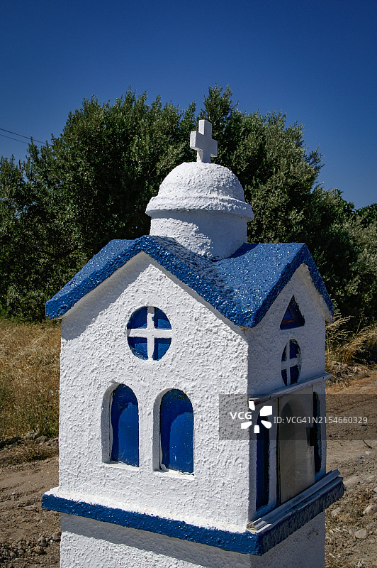 罗德岛的路边纪念碑，希腊图片素材