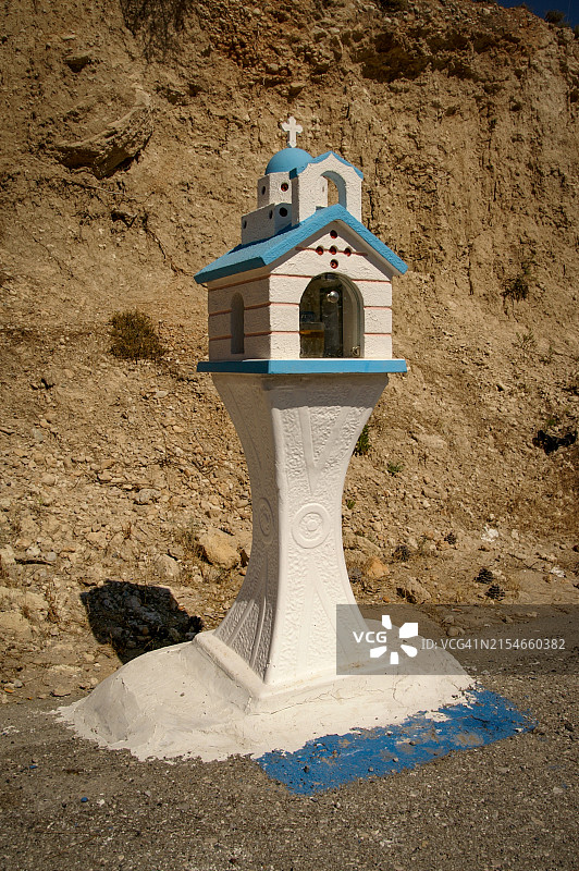 罗德岛的路边纪念碑，希腊图片素材