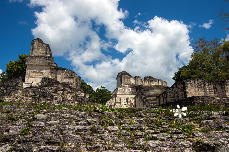 危地马拉蒂卡尔北卫城考古遗址图片素材