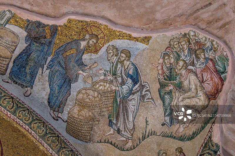 土耳其伊斯坦布尔法蒂赫区的科拉教堂或卡里耶清真寺图片素材