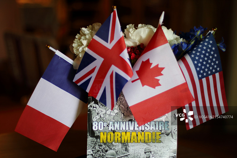 法国国旗色花束图片素材