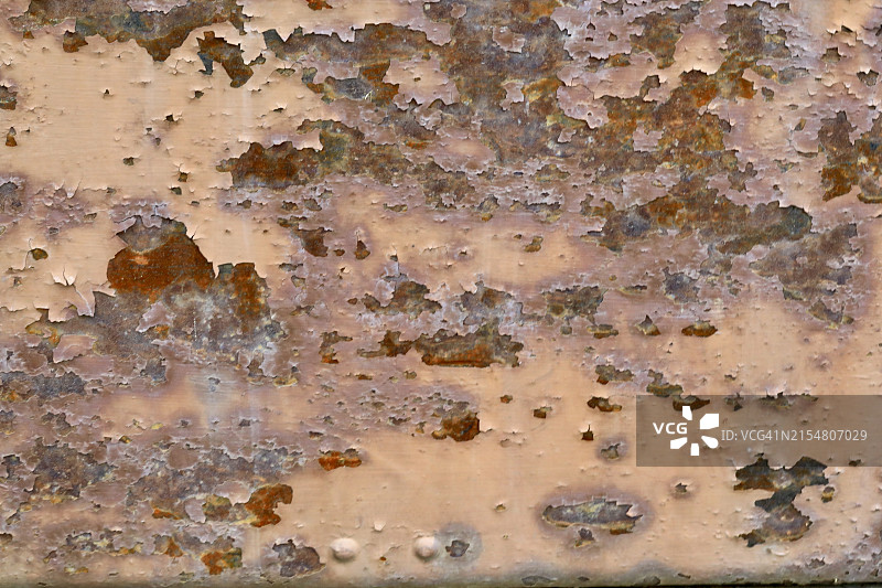 裸露的生锈钢材表面图片素材