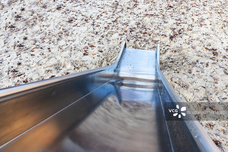 游乐场滑梯的俯视图图片素材