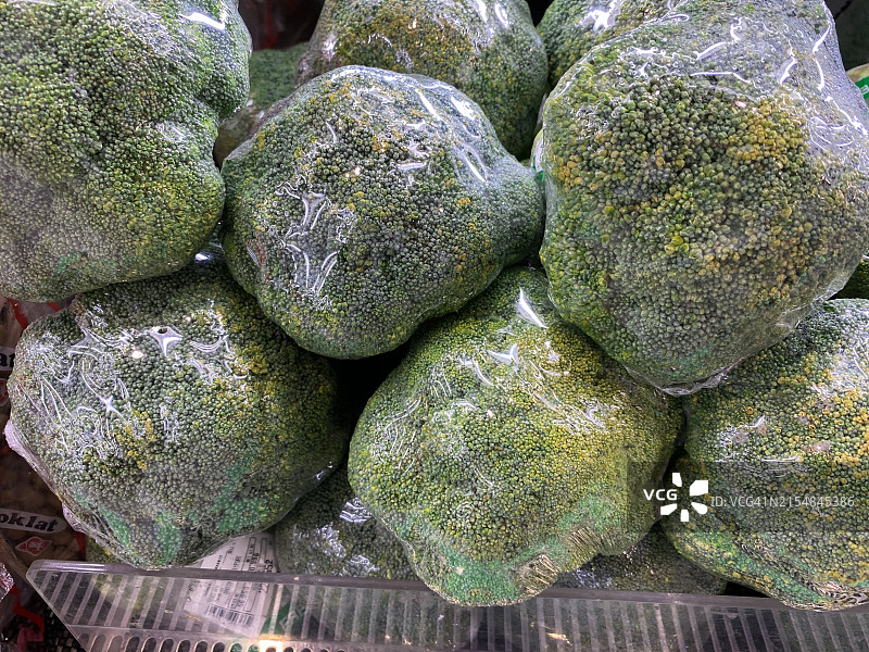 雅加达市场的西兰花图片素材