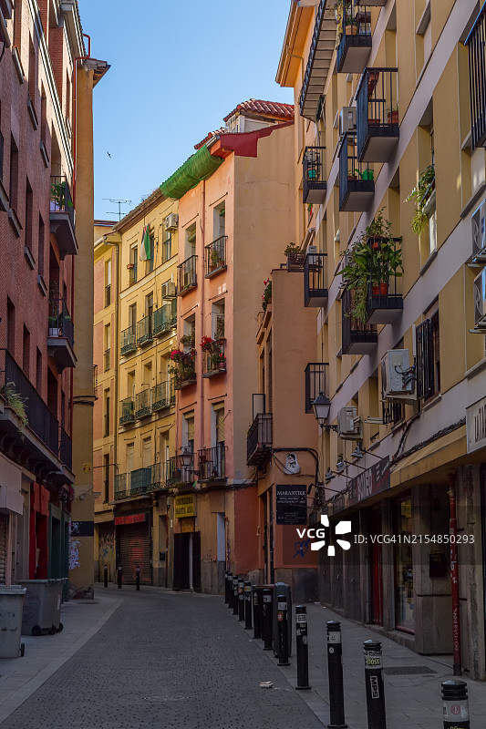 马德里市中心街景图片素材