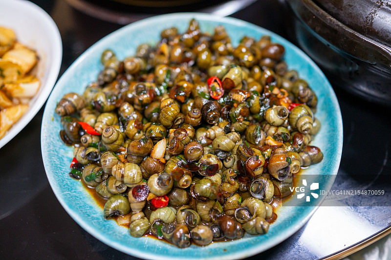 苏式酱爆螺蛳图片素材