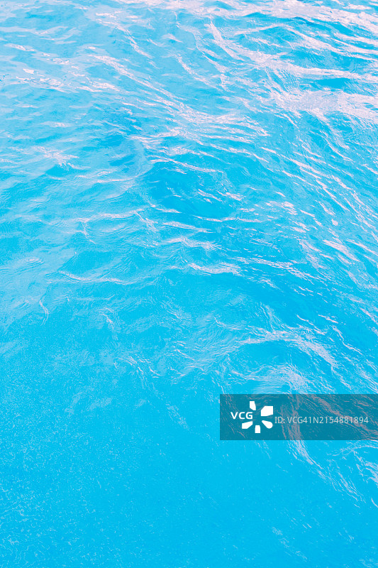 泳池蓝色水纹理图片素材