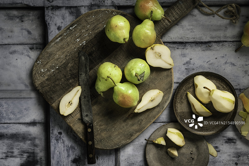 制作梨子蛋糕图片素材