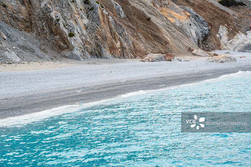 斯基亚索斯岛的拉拉里亚海滩图片素材