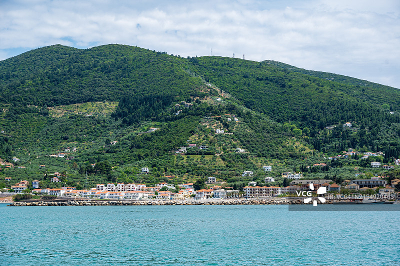 斯科派洛斯岛城镇风光图片素材