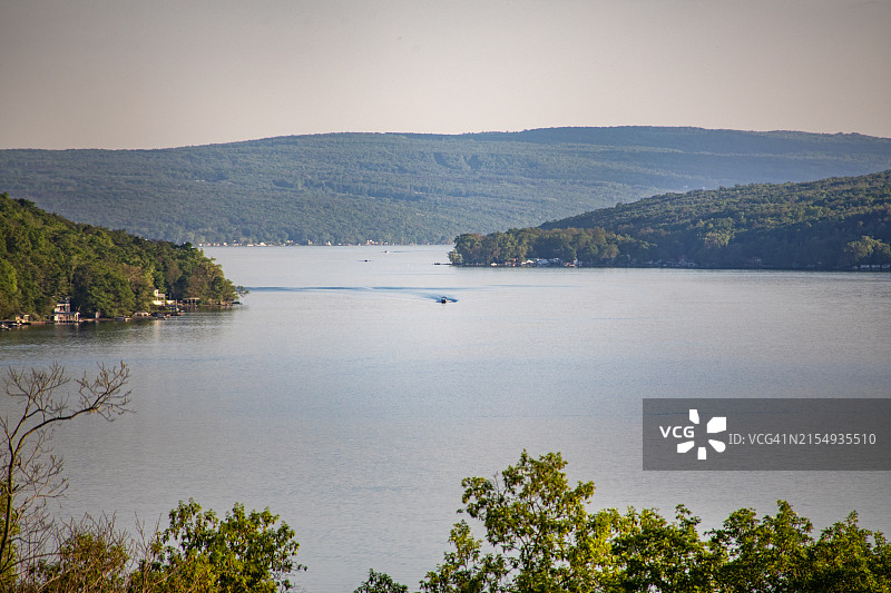 黄昏库卡湖图片素材