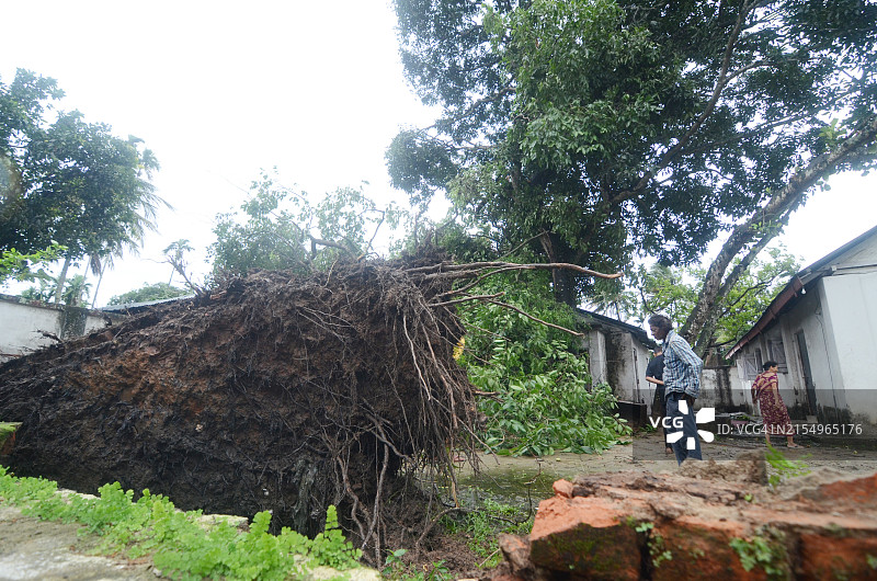 雷马尔气旋过后阿萨姆邦景象图片素材