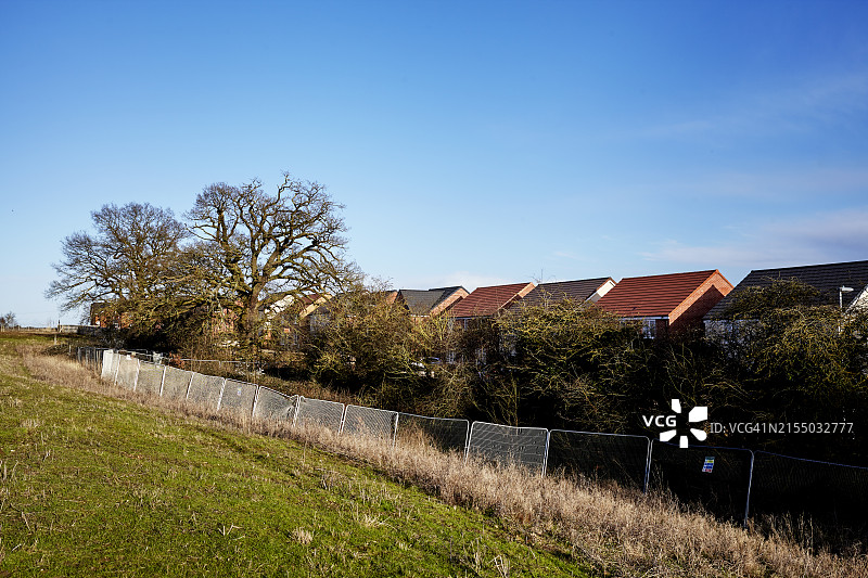 新建郊区住宅图片素材