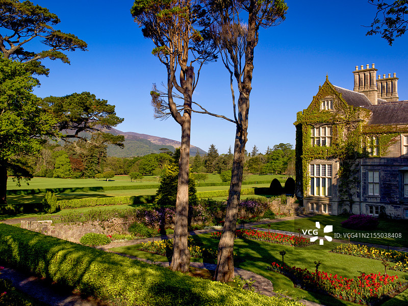 爱尔兰克里郡基拉尼的马科斯庄园和花园图片素材