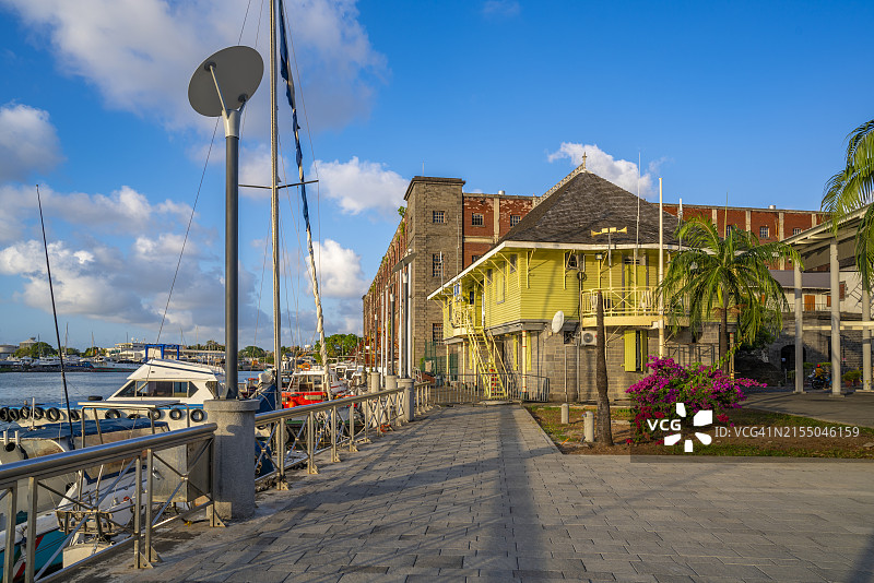 路易港洲际奴隶制博物馆，位于毛里求斯路易港，印度洋，非洲图片素材