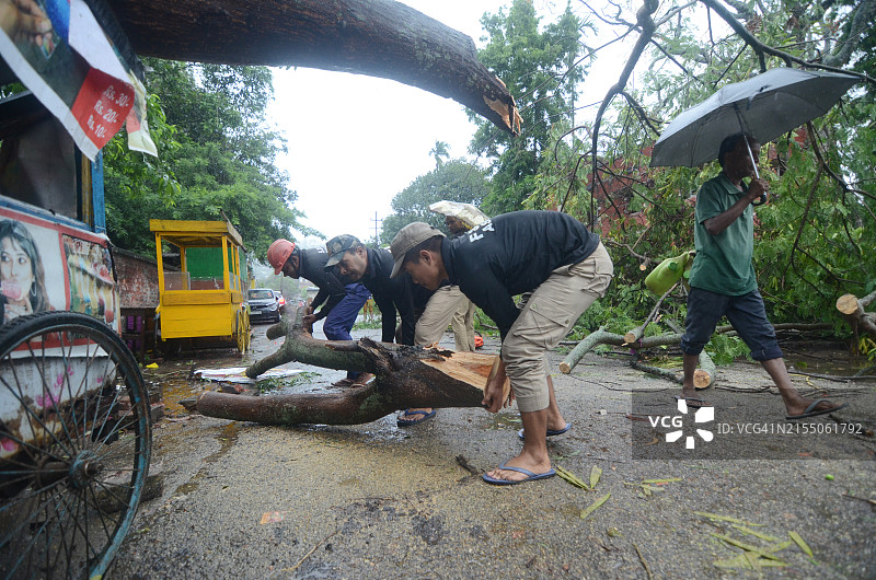 雷马尔气旋过后，印度阿萨姆邦2024图片素材
