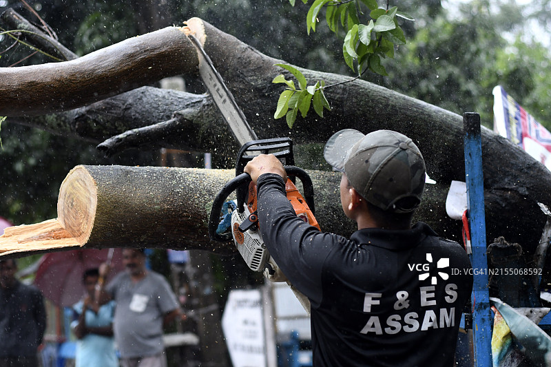 雷马尔气旋过后，印度阿萨姆邦2024图片素材