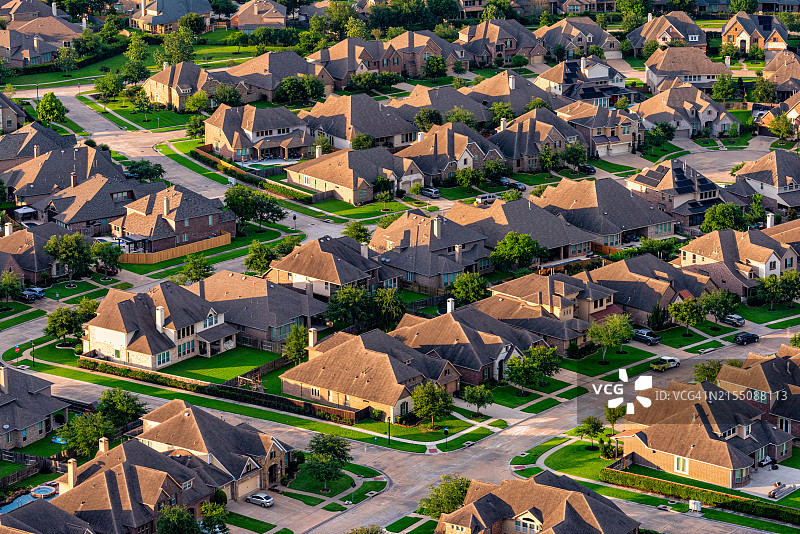 休斯顿地区住房开发图片素材