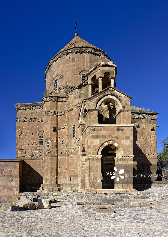 土耳其阿克达玛岛的圣十字亚美尼亚教堂图片素材