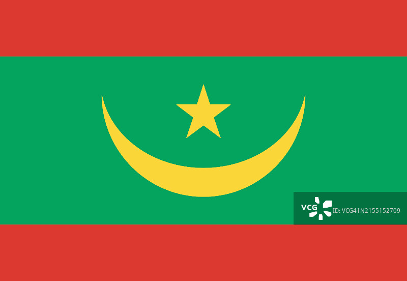 毛里塔尼亚国旗图片素材