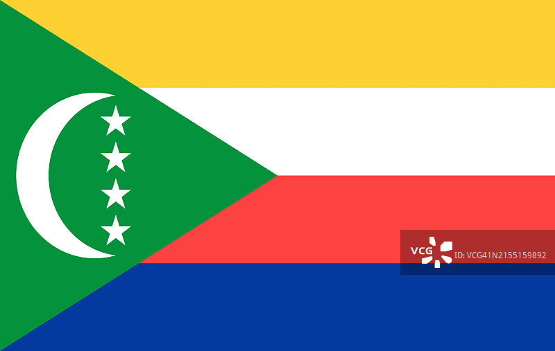 科摩罗国旗图片素材