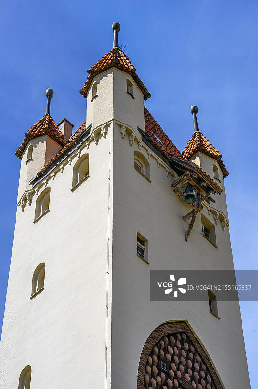 考夫博伊伦五键塔楼（德国巴伐利亚）图片素材