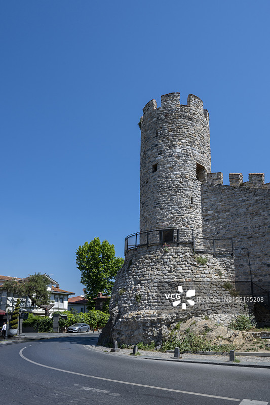 伊斯坦布尔亚洲一侧的阿纳多卢堡垒和戈克苏图片素材