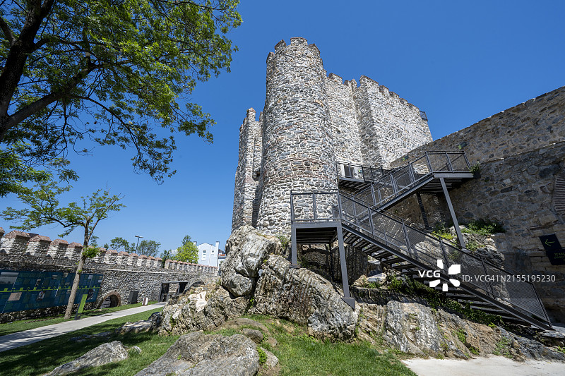 伊斯坦布尔亚洲一侧的阿纳多卢堡垒和戈克苏图片素材