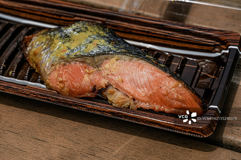 72小时腌制银鲑西京烧图片素材