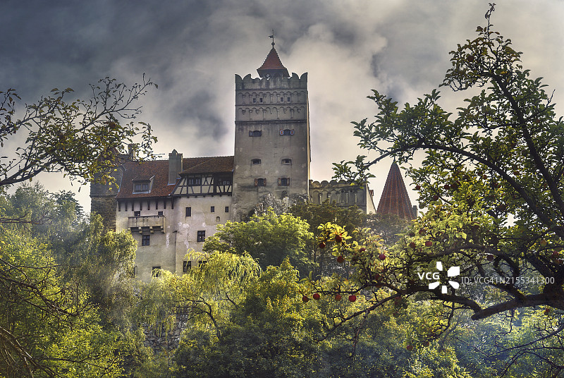 罗马尼亚特兰西瓦尼亚的布兰城堡图片素材