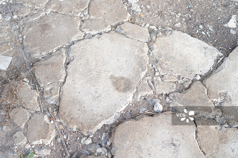 地面裂缝图片素材