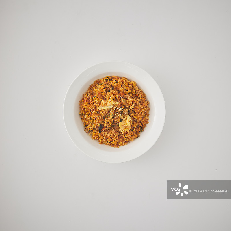 韩式炒鸡肉饭图片素材