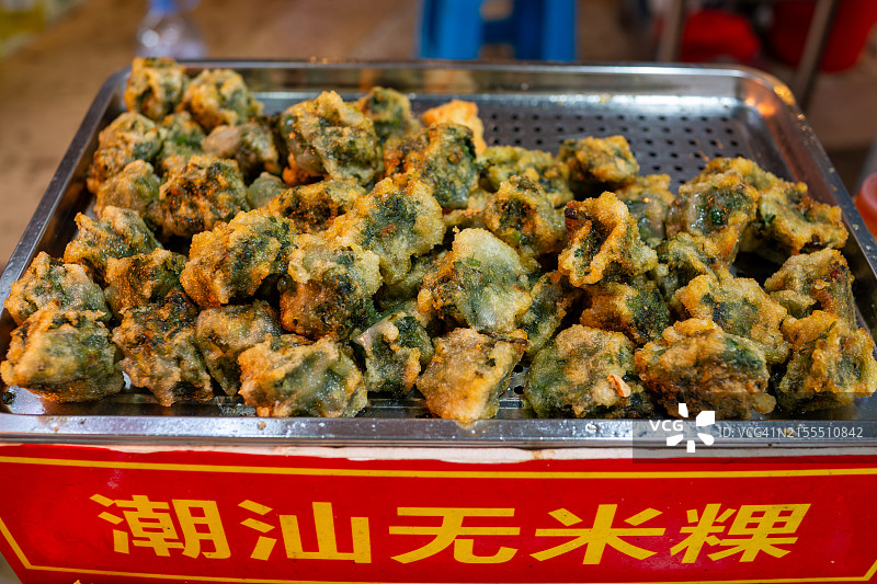 潮汕风味韭菜粿售卖图片素材