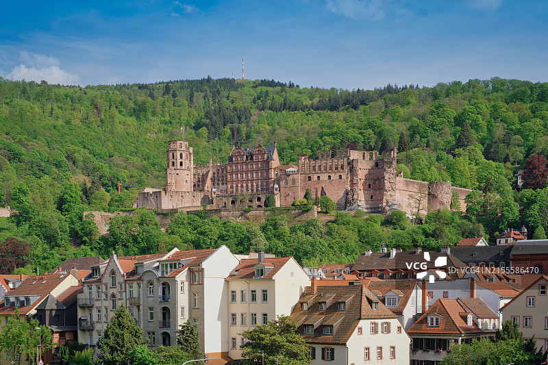 海德堡老城区风光图片素材