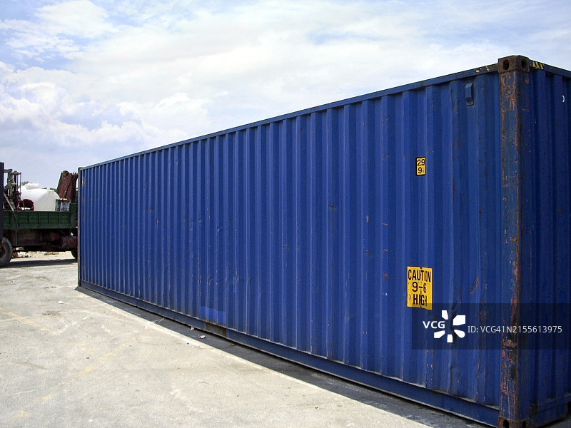 钢铁运输集装箱图片素材