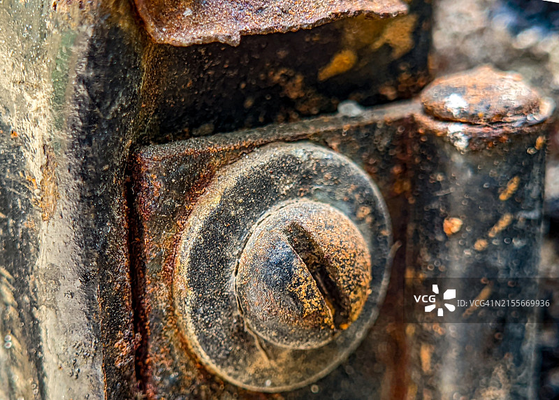 旧螺丝钉图片素材