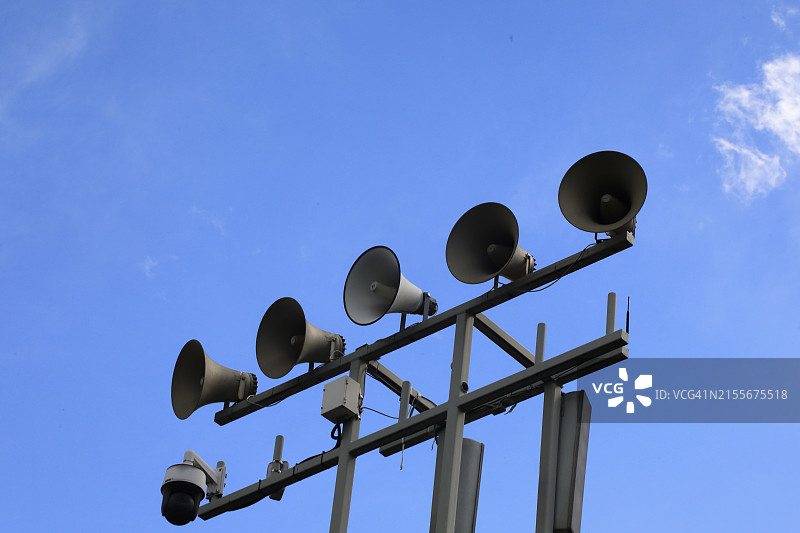 用于音频通知的户外定向扬声器图片素材